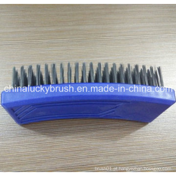 Aço Fio Quadrado plástico cor azul escova Board (YY-505)